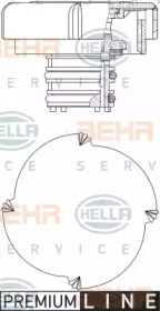 Запор BEHR HELLA SERVICE 8MY 376 743-431