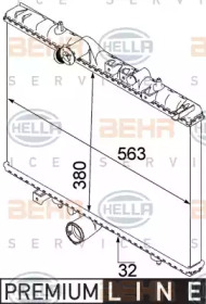 Теплообменник BEHR HELLA SERVICE 8MK 376 745-071