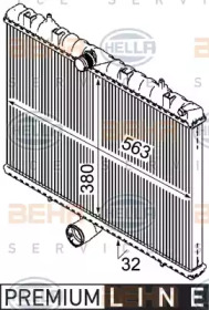 Теплообменник BEHR HELLA SERVICE 8MK 376 745-131