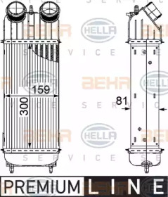 Теплообменник BEHR HELLA SERVICE 8ML 376 746-221