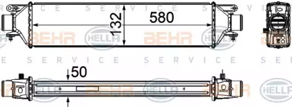 Теплообменник BEHR HELLA SERVICE 8ML 376 746-691