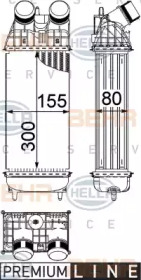 Теплообменник BEHR HELLA SERVICE 8ML 376 746-771