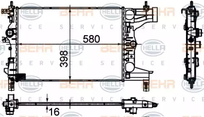 Теплообменник BEHR HELLA SERVICE 8MK 376 748-731