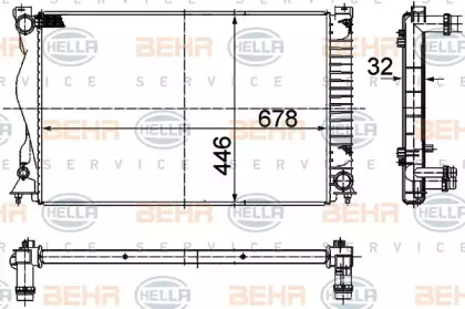 Теплообменник BEHR HELLA SERVICE 8MK 376 749-441