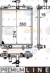 Теплообменник BEHR HELLA SERVICE 8MK 376 749-651