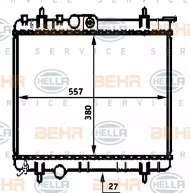 Теплообменник BEHR HELLA SERVICE 8MK 376 750-241