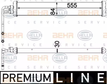 Масляный радиатор, автоматическая коробка передач BEHR HELLA SERVICE 8MO 376 750-771