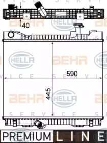 Теплообменник BEHR HELLA SERVICE 8MK 376 751-221