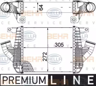 Интеркулер BEHR HELLA SERVICE 8ML 376 751-231