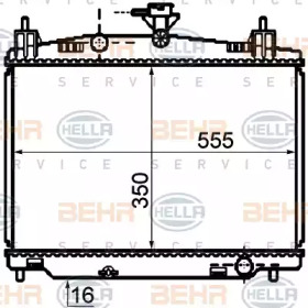 Теплообменник BEHR HELLA SERVICE 8MK 376 753-641