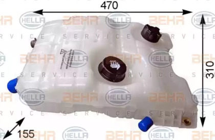 Резервуар BEHR HELLA SERVICE 8MA 376 753-774