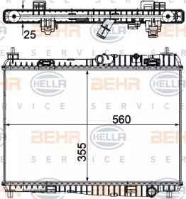 Теплообменник BEHR HELLA SERVICE 8MK 376 754-764