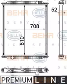 Теплообменник BEHR HELLA SERVICE 8MK 376 755-441