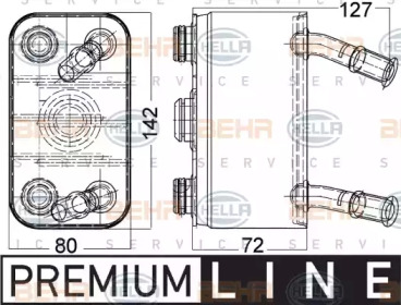 Теплообменник BEHR HELLA SERVICE 8MO 376 756-781