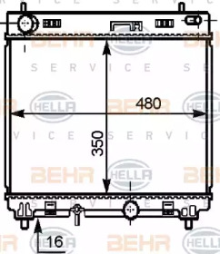 Теплообменник BEHR HELLA SERVICE 8MK 376 756-791