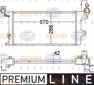 Теплообменник BEHR HELLA SERVICE 8MK 376 758-031