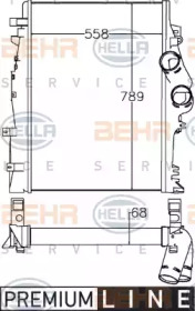 Теплообменник BEHR HELLA SERVICE 8ML 376 758-151