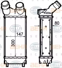 Интеркулер BEHR HELLA SERVICE 8ML 376 760-741