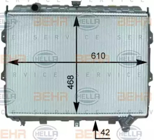 Теплообменник BEHR HELLA SERVICE 8MK 376 762-731