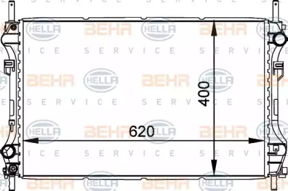 Теплообменник BEHR HELLA SERVICE 8MK 376 764-101