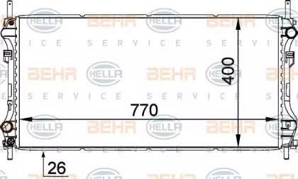 Теплообменник BEHR HELLA SERVICE 8MK 376 764-111