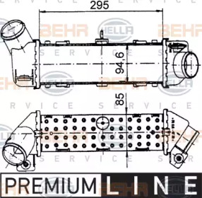 Теплообменник BEHR HELLA SERVICE 8ML 376 765-171