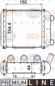 Теплообменник BEHR HELLA SERVICE 8MK 376 765-231