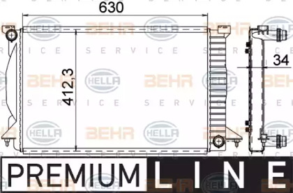 Теплообменник BEHR HELLA SERVICE 8MK 376 766-331