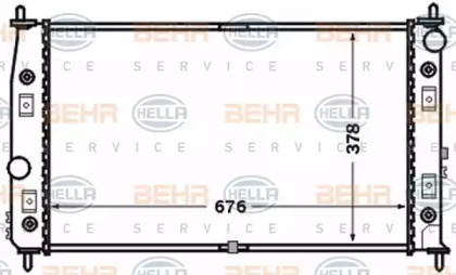 Теплообменник BEHR HELLA SERVICE 8MK 376 766-531