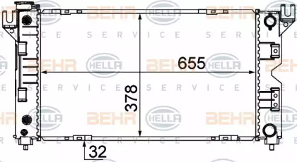 Теплообменник BEHR HELLA SERVICE 8MK 376 766-541