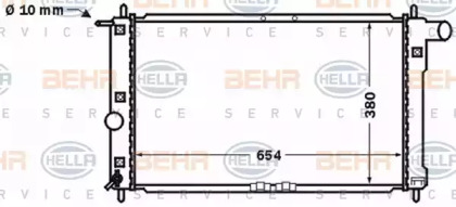 Теплообменник BEHR HELLA SERVICE 8MK 376 767-191