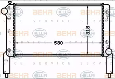 Теплообменник BEHR HELLA SERVICE 8MK 376 767-671