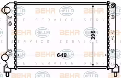 Теплообменник BEHR HELLA SERVICE 8MK 376 767-691