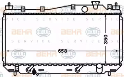 Теплообменник BEHR HELLA SERVICE 8MK 376 768-301