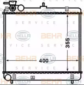 Теплообменник BEHR HELLA SERVICE 8MK 376 768-491