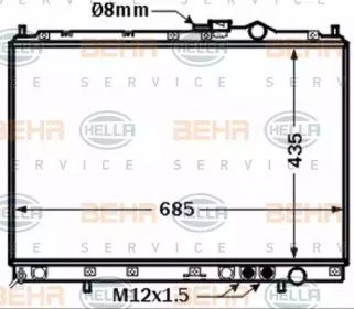 Теплообменник BEHR HELLA SERVICE 8MK 376 769-221