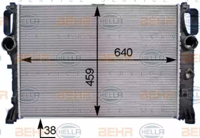 Теплообменник BEHR HELLA SERVICE 8MK 376 769-791