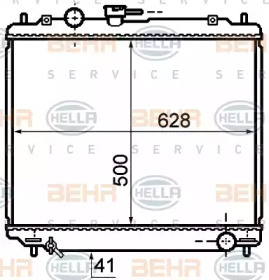 Теплообменник BEHR HELLA SERVICE 8MK 376 770-151