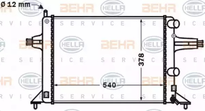 Теплообменник BEHR HELLA SERVICE 8MK 376 771-121