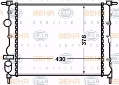 Теплообменник BEHR HELLA SERVICE 8MK 376 771-671