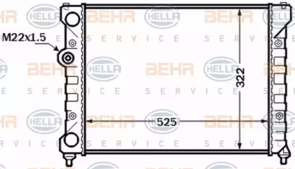  BEHR HELLA SERVICE 8MK 376 772-491