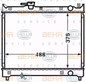 Теплообменник BEHR HELLA SERVICE 8MK 376 772-681