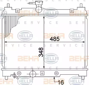 Теплообменник BEHR HELLA SERVICE 8MK 376 773-461