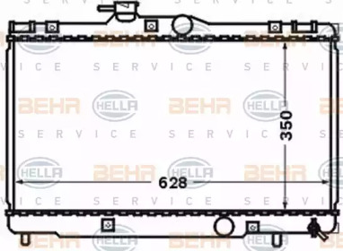 Теплообменник BEHR HELLA SERVICE 8MK 376 773-561