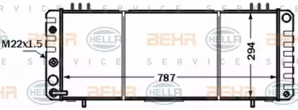 Теплообменник BEHR HELLA SERVICE 8MK 376 774-271