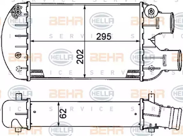 Теплообменник BEHR HELLA SERVICE 8ML 376 776-271