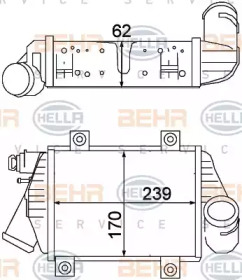 Теплообменник BEHR HELLA SERVICE 8ML 376 776-591