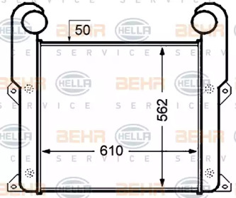 Интеркулер BEHR HELLA SERVICE 8ML 376 776-681