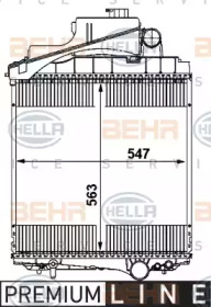 Теплообменник BEHR HELLA SERVICE 8MK 376 783-631