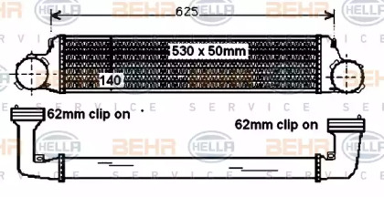 Интеркулер BEHR HELLA SERVICE 8ML 376 787-141